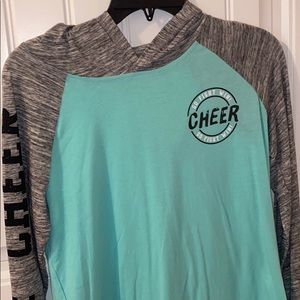 Girls long sleeve cheer shirt